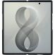 Защитный чехол Guess 4G Classic MagSafe для Samsung Galaxy Fold 8 Ultra (GUHMZFD8P4MSEGCK) - Black (424099B). Фото 5 из 7