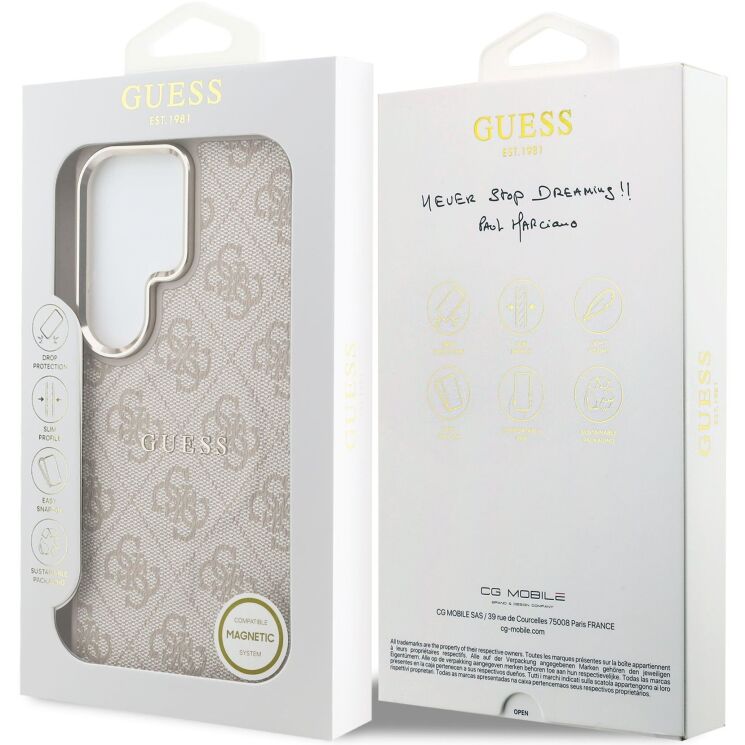Захисний чохол Guess 4G Embossed Ring MagSafe для Samsung Galaxy S26 Ultra (S948) GUHMS26LP4MSEGCP - Pink (408539P) Захисний чохол Guess 4G Embossed Ring MagSafe для Samsung Galaxy S26 Ultra (S948) GUHMS26LP4MSEGCP - Pink: фото 8 з 8