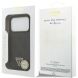 Захисний чохол Guess Leather 4G Triangle Strass MagSafe для iPhone 17 Pro (GUHMP17LP4TDPLK) - Black (403270B). Фото 8 з 9