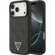 Захисний чохол Guess Leather 4G Triangle Strass MagSafe для iPhone 17 Pro (GUHMP17LP4TDPLK) - Black (403270B). Фото 1 з 9