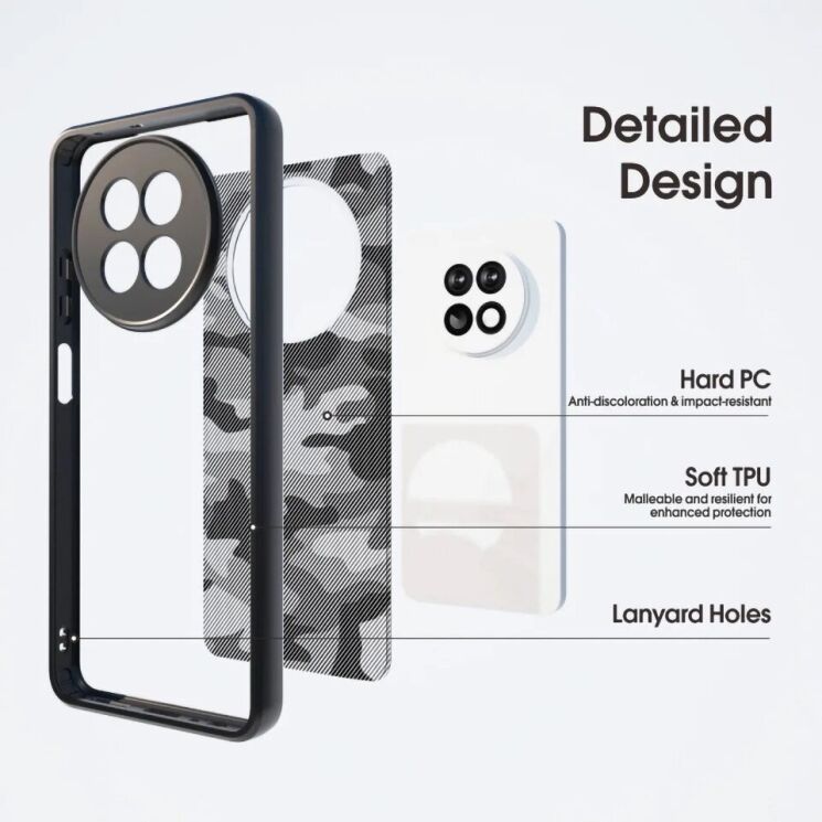 Захисний чохол IBMRS Military для Realme 12 5G - Artistic Camouflage: фото 7 з 9