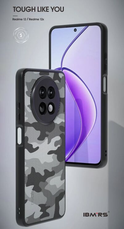 Захисний чохол IBMRS Military для Realme 12 5G - Artistic Camouflage: фото 2 з 9