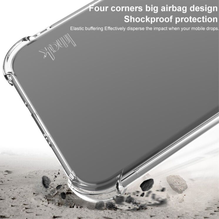 Защитный чехол IMAK Airbag MAX Case для Apple iPhone 16 Pro Max - Transparent: фото 6 из 11