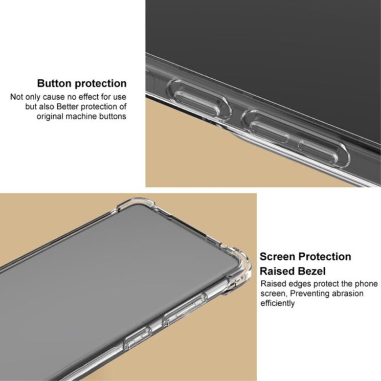 Защитный чехол IMAK Airbag MAX Case для Apple iPhone 16 Pro Max - Transparent: фото 8 из 11