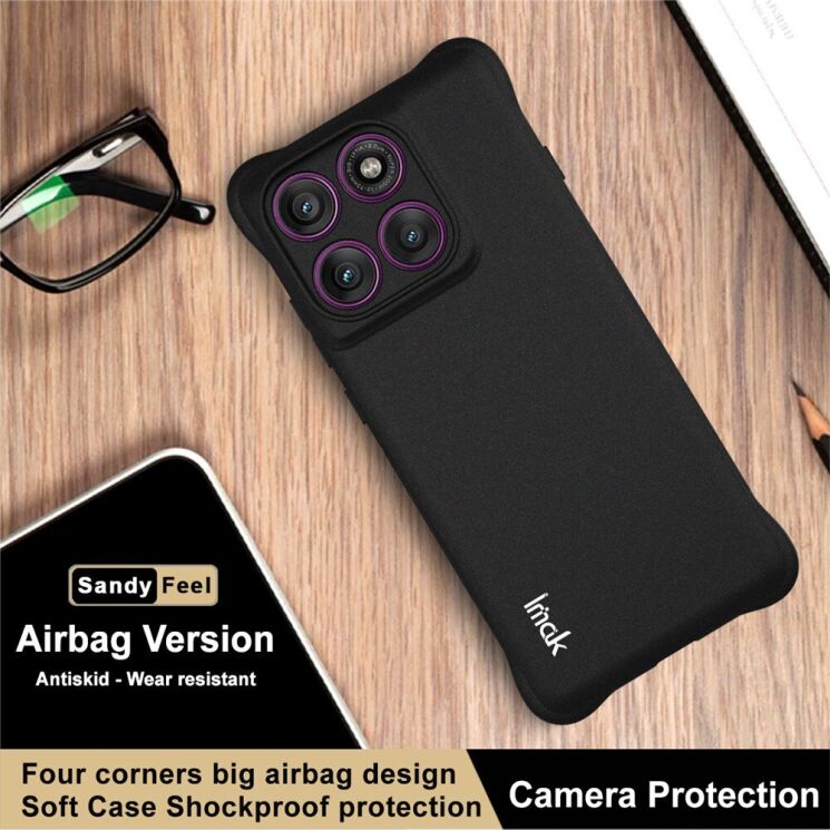 Захисний чохол IMAK Airbag MAX Case для Motorola Edge 60 Pro - Transparent: фото 10 з 11