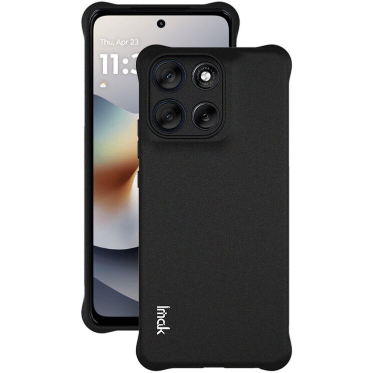 Защитный чехол IMAK Airbag MAX Case для Motorola Moto G86 Power - Matte Black: фото 2 из 8