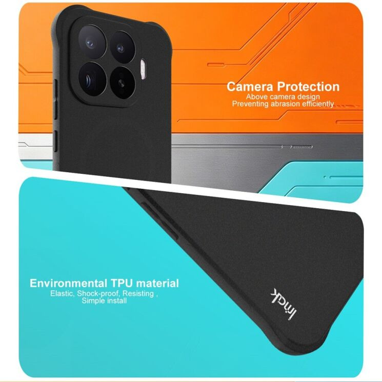 Защитный чехол IMAK Airbag Sand Case with MagSafe для Xiaomi 17T - Matte Black: фото 9 из 12