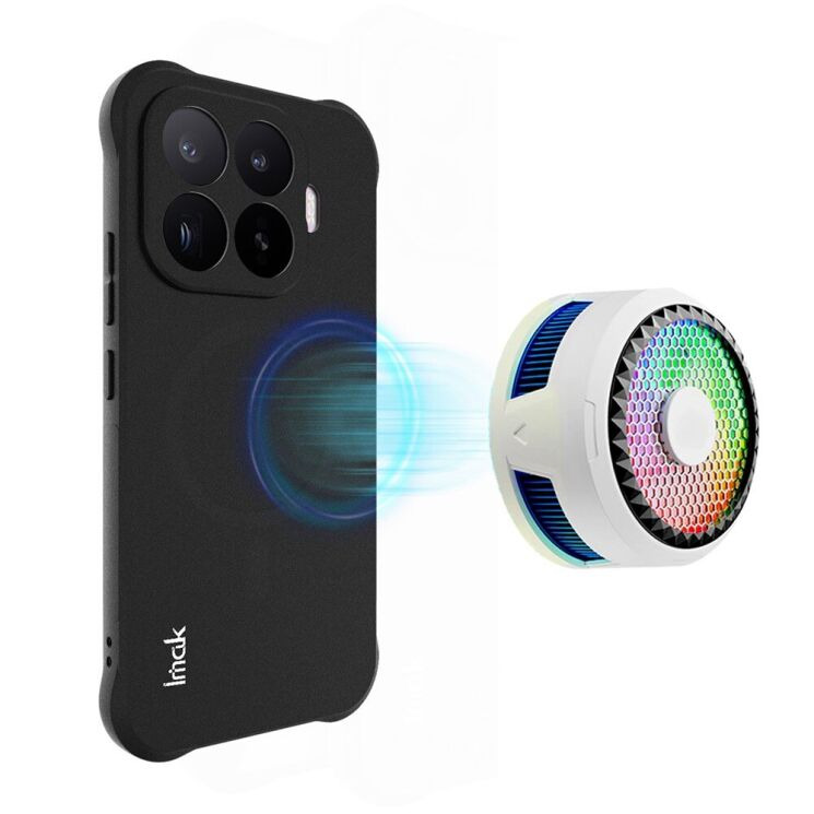 Защитный чехол IMAK Airbag Sand Case with MagSafe для Xiaomi 17T - Matte Black: фото 2 из 12