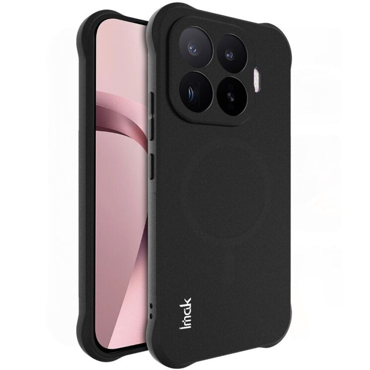 Защитный чехол IMAK Airbag Sand Case with MagSafe для Xiaomi 17T - Matte Black: фото 1 из 12