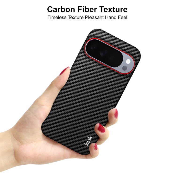 Защитный чехол IMAK Carbon Guard для Google Pixel 10 Pro / 10 Pro - Carbon Fiber: фото 5 из 8
