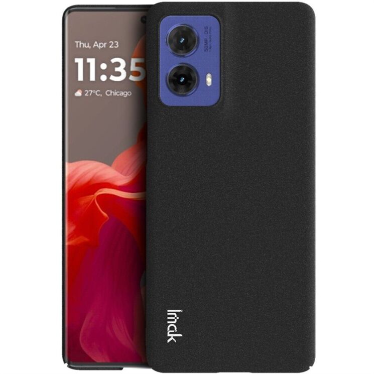 Защитный чехол IMAK Cowboy Hard Shell для Motorola Moto G85 - Matte Black: фото 1 из 8