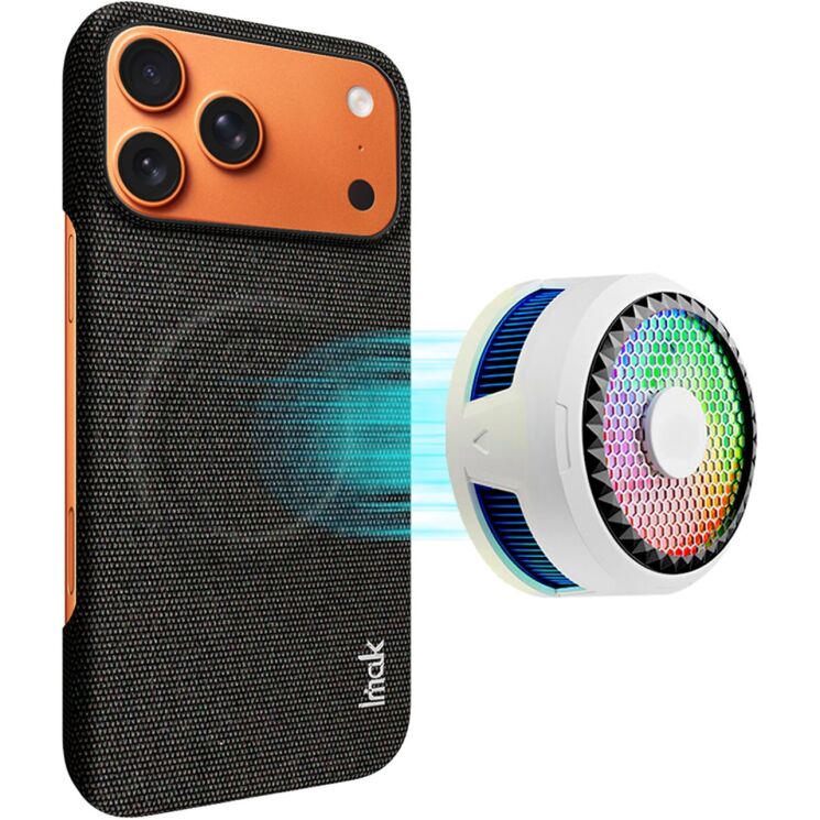 Защитный чехол IMAK Fabric Case with MagSafe для Apple iPhone 18 Pro / 17 Pro - Black: фото 2 из 11
