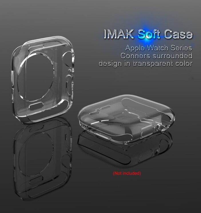 Защитный чехол IMAK UX-3 Hollow Front Version для Apple Watch 38 mm - Transparent: фото 11 из 21