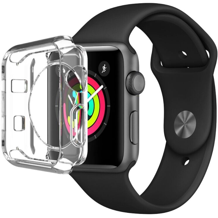Защитный чехол IMAK UX-3 Hollow Front Version для Apple Watch 38 mm - Transparent: фото 6 из 21
