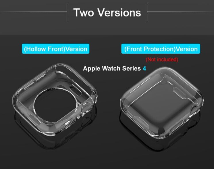Защитный чехол IMAK UX-3 Hollow Front Version для Apple Watch 38 mm - Transparent: фото 14 из 21