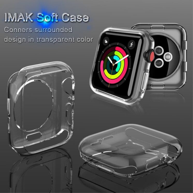 Защитный чехол IMAK UX-3 Hollow Front Version для Apple Watch 38 mm - Transparent: фото 5 из 21