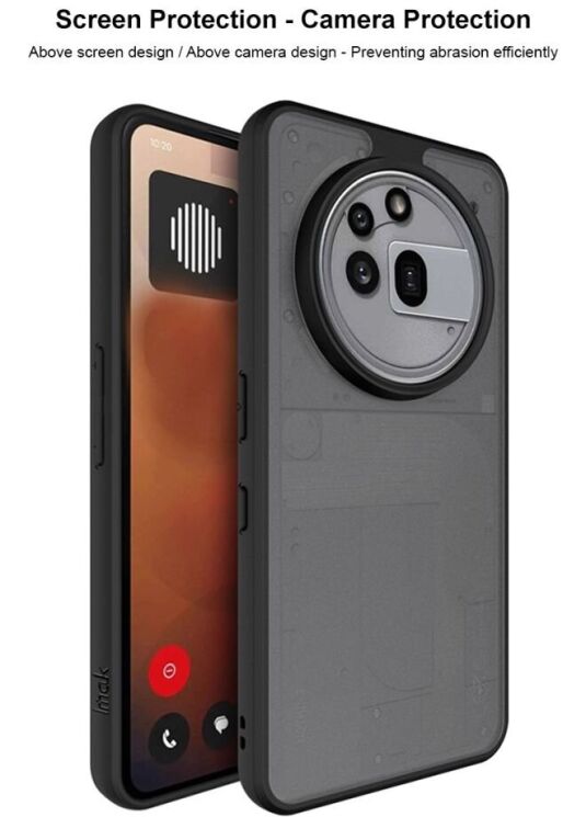 Защитный чехол IMAK UX-9B Series для Nothing Phone (3a) Pro - Black: фото 10 из 11