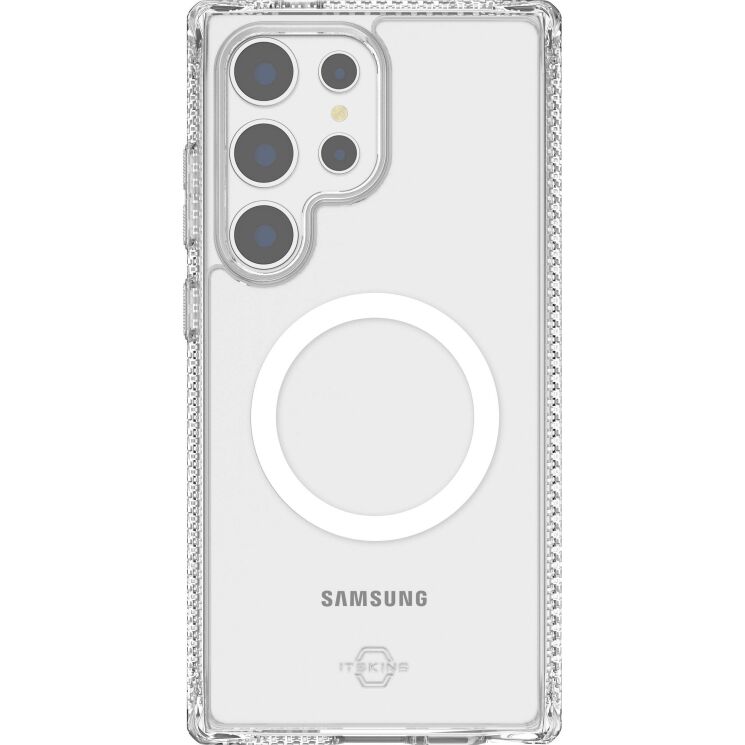 Защитный чехол ItSkins Hybrid R with MagSafe для Samsung Galaxy S24 Ultra (S928) SGGB-HMACR-TRSP - Clear: фото 1 из 9