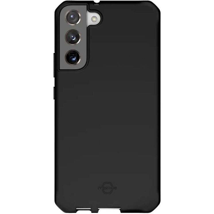 Защитный чехол ItSkins Hybrid Silk для Samsung Galaxy S22 (S901) - Black: фото 1 из 6