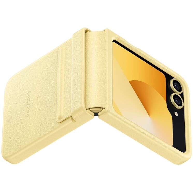 Защитный чехол Kindsuit Case для Samsung Galaxy Flip 6 (EF-VF741PYEGUA) - Yellow: фото 4 из 5