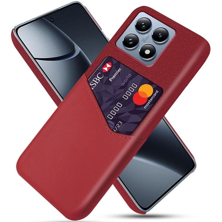 Защитный чехол KSQ Business Pocket для Xiaomi 14T Pro - Red: фото 1 из 4