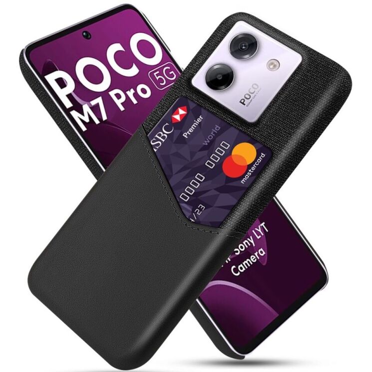 Защитный чехол KSQ Business Pocket для Xiaomi Poco M7 Pro - Black: фото 1 из 4