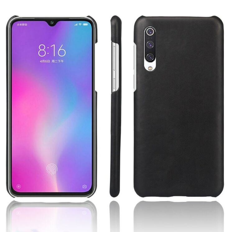 Захисний чохол KSQ Leather Cover для Xiaomi Mi CC9e / A3 - Black: фото 1 з 5