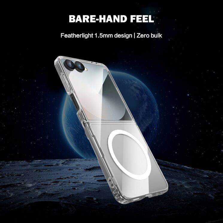 Защитный чехол LEREACH TOC Magnetic для Samsung Galaxy Flip 8 - Transparent (423504T) Защитный чехол LEREACH TOC Magnetic для Samsung Galaxy Flip 8 - Transparent: фото 15 из 17