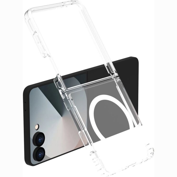 Защитный чехол LEREACH TOC Magnetic для Samsung Galaxy Flip 8 - Transparent (423504T) Защитный чехол LEREACH TOC Magnetic для Samsung Galaxy Flip 8 - Transparent: фото 2 из 17