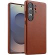 Защитный чехол MELKCO Leather Back Cover (with MagSafe Support) для Samsung Galaxy S25 Ultra (S938) - Brown (374591Z)