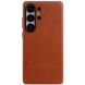 Защитный чехол MELKCO Leather Back Cover (with MagSafe Support) для Samsung Galaxy S25 Ultra (S938) - Brown (374591Z). Фото 2 из 6
