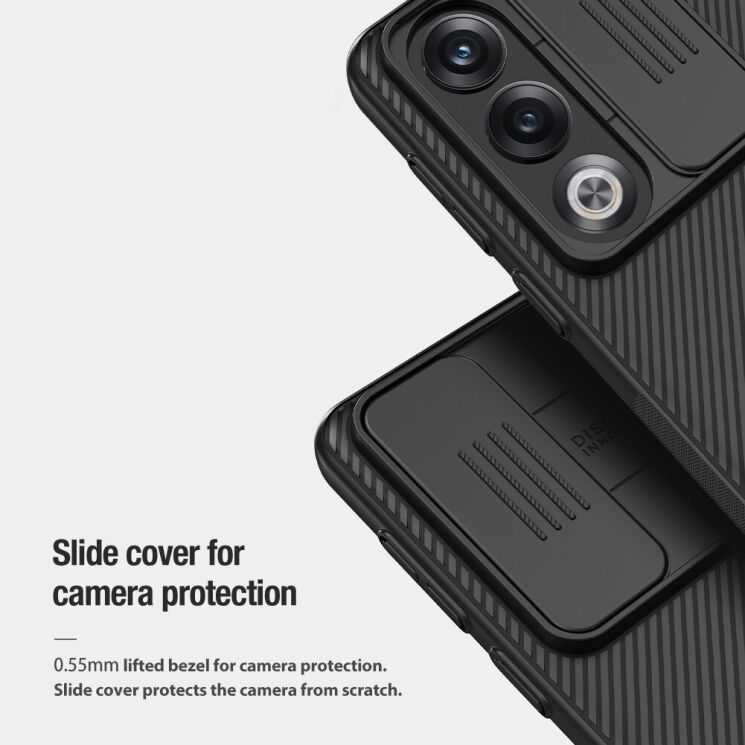 Захисний чохол NILLKIN CamShield Case для OnePlus Ace 3V - Black: фото 7 з 18