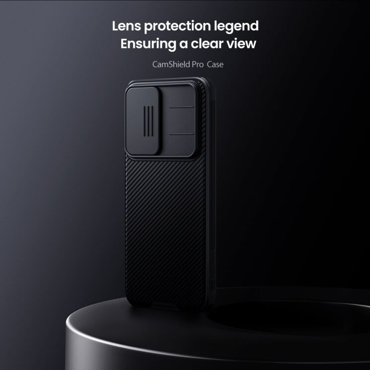 Захисний чохол NILLKIN CamShield Pro для Xiaomi Poco F7 - Black: фото 6 з 16