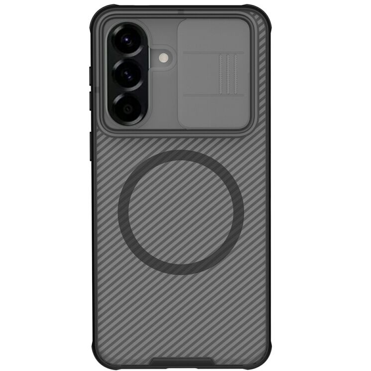 Защитный чехол NILLKIN CamShield Pro Magnetic (Clear Version) для Samsung Galaxy A57 (A576) - Transparent Black: фото 4 из 16