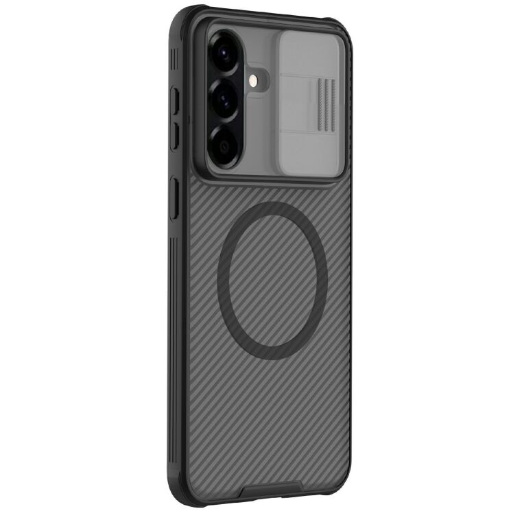 Защитный чехол NILLKIN CamShield Pro Magnetic (Clear Version) для Samsung Galaxy A57 (A576) - Transparent Black: фото 2 из 16