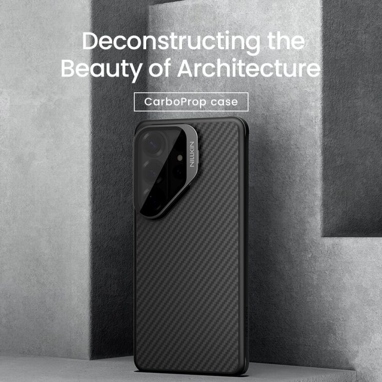 Захисний чохол NILLKIN CarboProp Magnetic (FP) для Samsung Galaxy S26 Ultra - Black: фото 6 з 16
