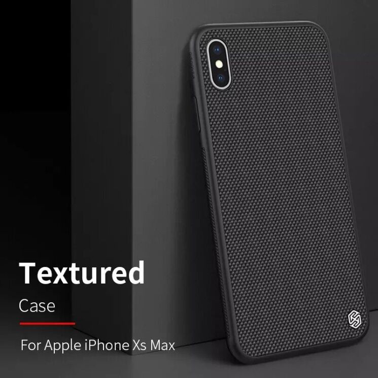 Защитный чехол NILLKIN Textured для iPhone XS Max - Black (208885B) Защитный чехол NILLKIN Textured для iPhone XS Max - Black: фото 13 из 13