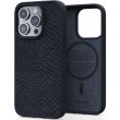 Защитный чехол Njord Salmon Leather MagSafe для Apple iPhone 15 Pro NA53SL00 - Black (350806B)