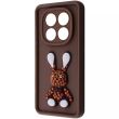 Защитный чехол Pretty Things Case для Xiaomi Redmi Note 14 Pro Plus - Brown / Rabbit (373269H)