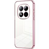 Защитный чехол Reframe Electroplating Frame для Xiaomi Redmi Note 15 Pro Plus / Poco M8 Pro 5G - Pink: фото 1 из 7