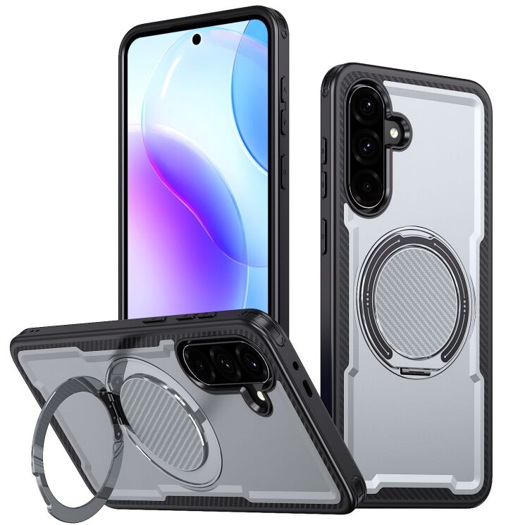 Защитный чехол Reframe Grip MagSafe для Samsung Galaxy A56 (A566) - Grey: фото 1 из 6