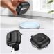 Захисний чохол Reframe Leather Texture для Apple AirPods 4 - Black (364457B). Фото 3 з 6