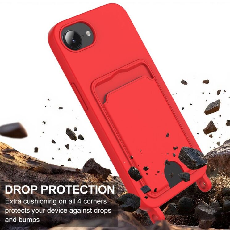 Захисний чохол Reframe Silicone Holder для Apple iPhone 16e - Black: фото 4 з 7