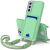 Захисний чохол Reframe Silicone Holder для Samsung Galaxy S21 FE (G990) - Green: фото 1 з 8