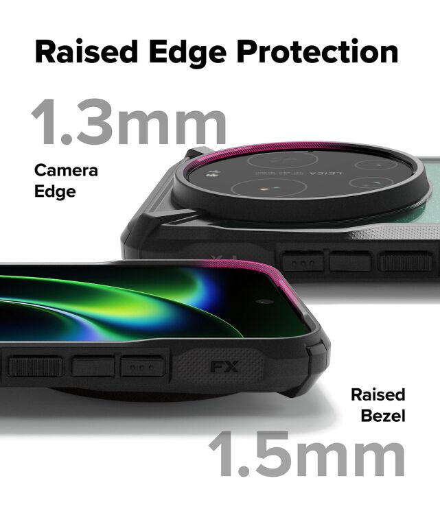 Защитный чехол Ringke Fusion X Magnetic для Xiaomi 17 Ultra (8800328818965) - Black: фото 10 из 18