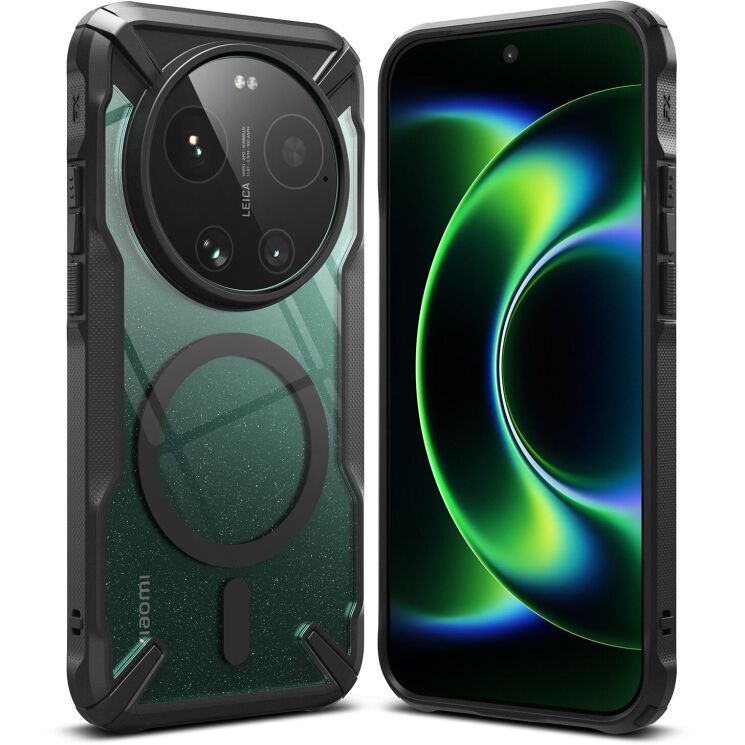 Защитный чехол Ringke Fusion X Magnetic для Xiaomi 17 Ultra (8800328818965) - Black: фото 1 из 18