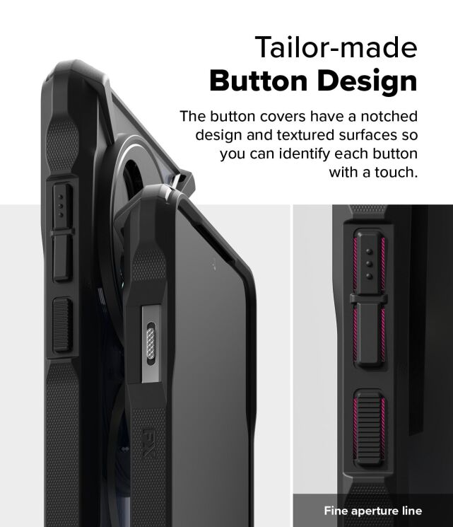 Защитный чехол Ringke Fusion X MagSafe для OnePlus 13 (8800274968028) - Black: фото 16 из 17