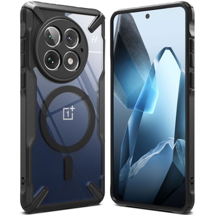 Защитный чехол Ringke Fusion X MagSafe для OnePlus 13 (8800274968028) - Black: фото 1 из 17