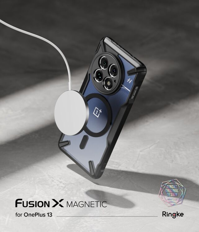 Защитный чехол Ringke Fusion X MagSafe для OnePlus 13 (8800274968028) - Black: фото 4 из 17