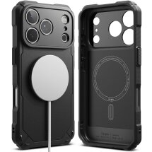 Защитный чехол Ringke Rugged Gear Magnetic для iPhone 17 Pro Max (8800328810600) - Black: фото 1 из 14